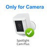 VIEWZONE Plastic Cover Protective Case for Ring Spotlight Cam Plus,