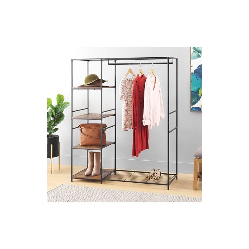 Whitmor Modern Industrial Wardrobe