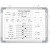 Lincia Dry Erase Gym Whiteboard Fitness Tracker Workout Calendar Planner