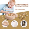 Byncceh Mega Fossil Dig Kit - Excavate 12 Prehistoric Fossils,