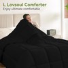 L LOVSOUL Down Alternative Comforter King Size Duvet Insert,All Season