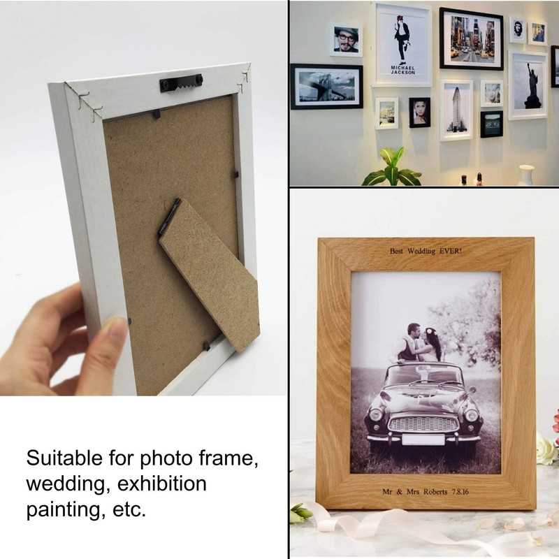 EesTeck 50 Pack Small Sawtooth Picture Hangers - Steel Picture