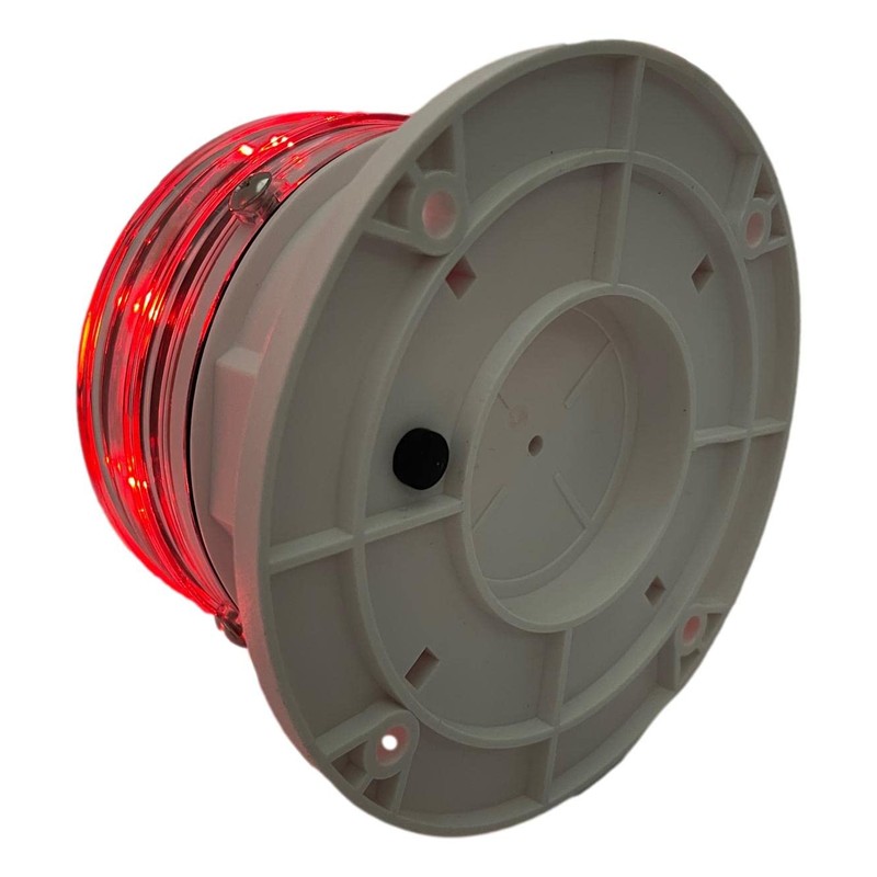 Solar Dock Warning Light 360 Degree - Super Bright Waterproof