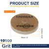 sourcing map Diamond Sponge Polishing Pads 3" Dia 10000 Grit