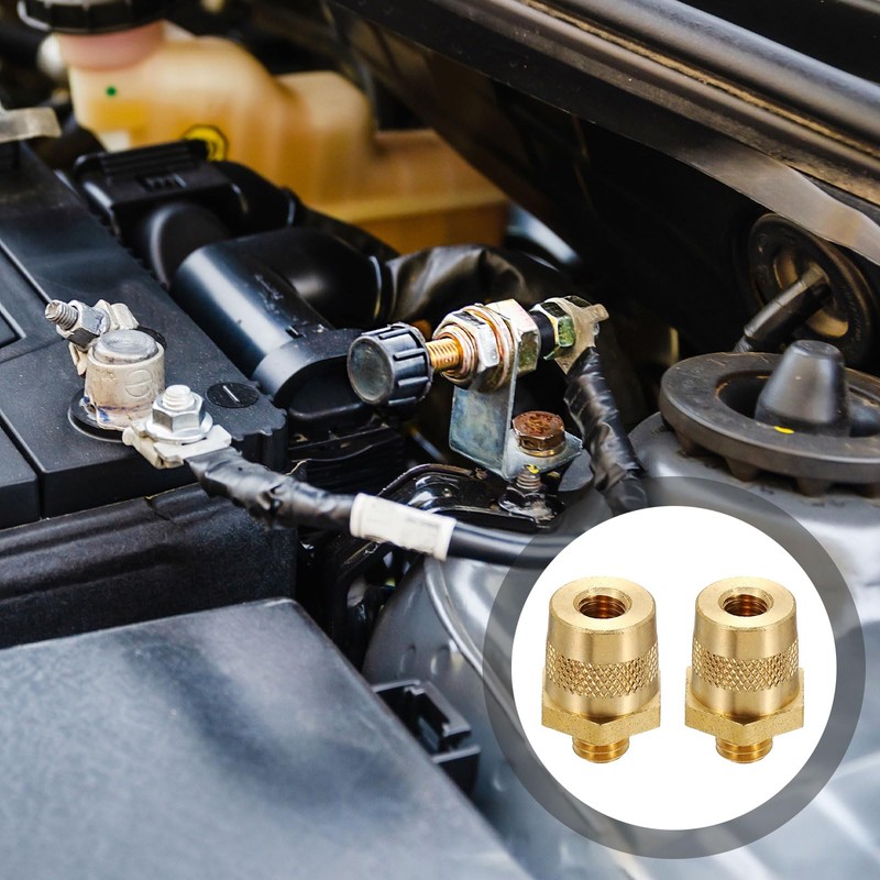 MECCANIXITY M8 x 3/8 Inch Battery Terminal Charging Posts Positive