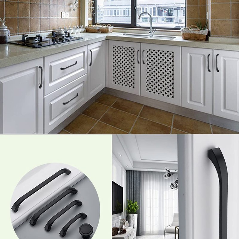 voleseni 4 Pack Kitchen Cupboard Handles, Cabinet Hardware Drawer Appliance