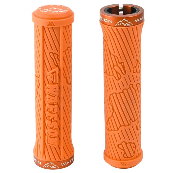 WFS World Map MTB Lock-on Grips - Single Clamp Ergonomic