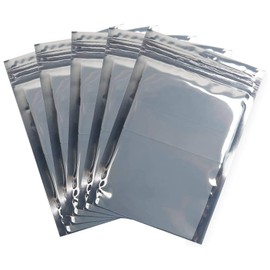 TopHomer Pack of 100 Antistatic Bags, 15 x 20 cm, Translucence Antistatic Resealable Bags for Electronic Devices, Graphics Cards, Hard Drives