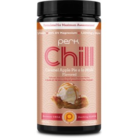 Perk Chill Apple Caramel Pie Flavored Drink Mix (18 Servings) - Gluten-Free, Peanut-Free