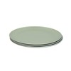 KitchenCraft Colourworks Plastic Dinner Plates, Classics Colours, Set of 4