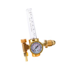 TEHAUX Argon Gas Measuring Tester Regulator for Tig Welding Lightweight Design Accurate Measurement Performance for Welders Golden