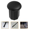 Laroal Resilient Black-ish Cap Lacrosse Butt Cover Lacrosse Butt Caps