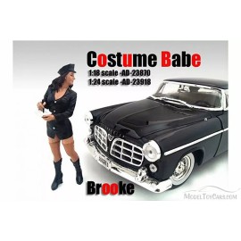 American Diorama Costume Babe Brooke Black American Diorama Figurine 23870 1:18 Scale