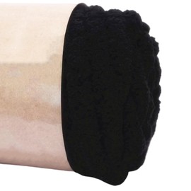 MagiDeal Thick Chunky Yarn Weight Yarn Arm Knit Yarn Filling Handcrocheted Jumbo Yarn Bulky Yarn for Craft Knitted Blanket Pet Bed Sweaters, black