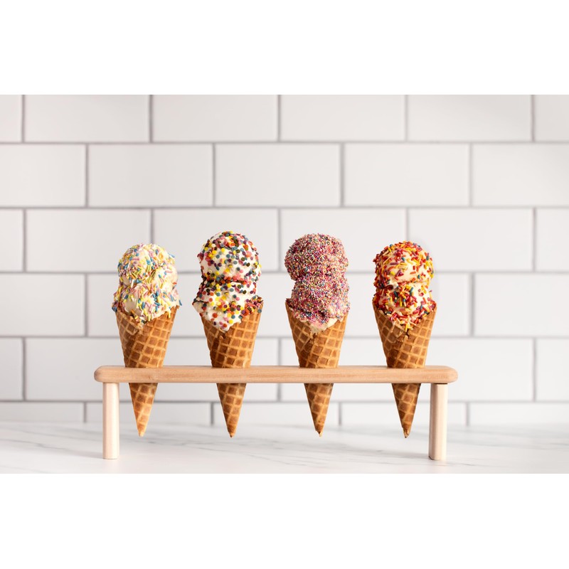 Bright Rainbow Sprinkles – Vegan, Non-GMO, Dye-Free, Allergen-Free, Plant-Based Colors,