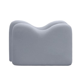 Third of Life Cushion Cover Grey Double Pack, Perfect for NuMoon & MaBELLA Pillows, Cotton (Double Jersey), Non-Iron and Tumble Dryer-safe, Cushion Covers Set of 2 with Zip, Oeko-Tex Certified