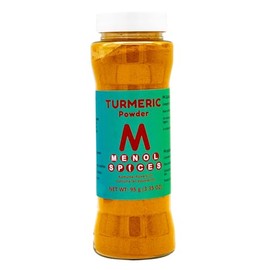 Menol Spices Kurkuma-Pulver - 95g in Streuerflasche - Gourmetqualität