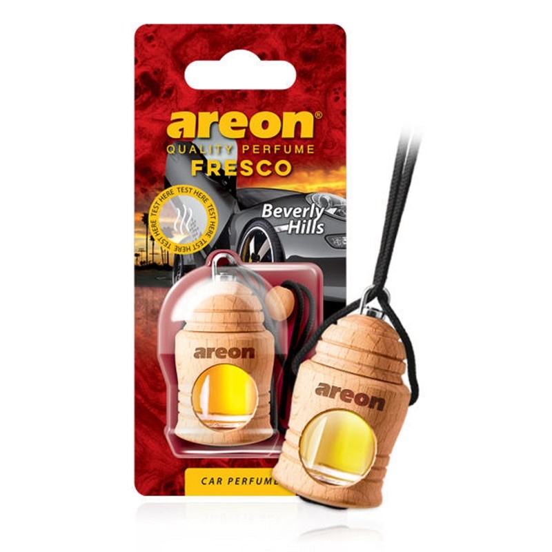 AREON Fresco Auto Duft Beverly Hills Hängend Glas Duftflakon Flakon