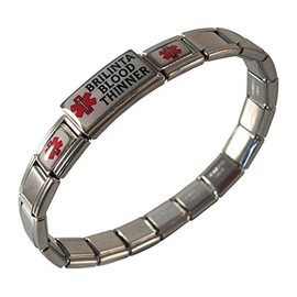 Gadow Jewelry Brilinta Blood Thinner Medical Bracelet Adjustable Stretchy Any Size
