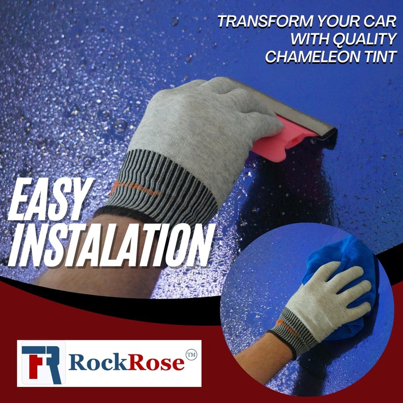 RockRose Azure Horizon Chameleon Window Tint for Cars, Color Window