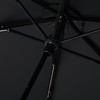 Francfranc French Flanc Blackout Classic Ruffle Folding Umbrella, 19.7 inches