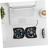 TEHAUX Portable Foldable Laptop Cooler with USB Powered Dual Fans