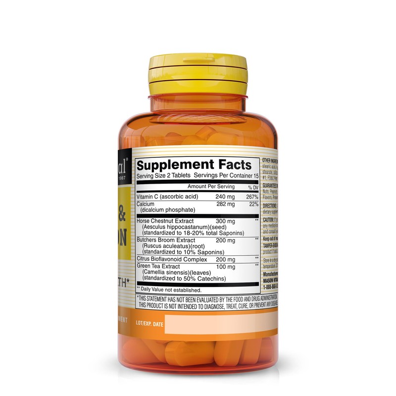 MASON NATURAL Leg Vein & Circulation, 30 Tablets