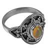 Silver Palace Ethiopian Opal Gemstone 925 Sterling Silver Bohemian Oxidized