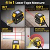 Edovaf 4 in 1 Laser Tape Measure with Level and