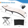 Homall 3 Pieces Patio Chaise Lounge Chair Sets Outdoor Beach