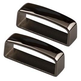 JTKREW Pack of 2 Men's Belt Buckle Belt Holder for Men Belt Attachment Men's Belt Buckle Accessories Belt Loop Keeper Stainless Steel Belt Loop