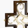 Stunning Umber Hardwood Wedding Unity Cross®; Unity Candle Unity Sand