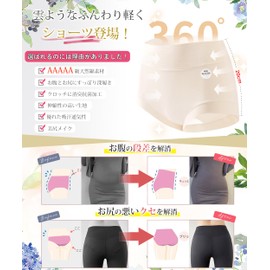 Tophana Women's Deep Panties, AAAAA Grade Natural Cotton Material, Allows Skin to Breathe Freely, High Waist Shorts, Pants, Wrap Your Stomach, Soft, Non-restrictive, Sweat Absorbent, Breathable