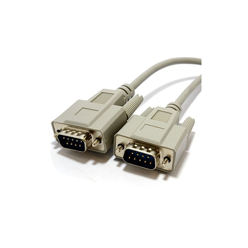 kenable Serial RS232 9 Pin Male to 9 Pin Male