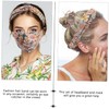 Vaguelly 1 Set Lovely Headwrap and Mask Adorable Headband for