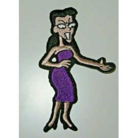Unbranded Natasha Fatale From Rocky & Bullwinkle Iron On 3.5" Tall Patch