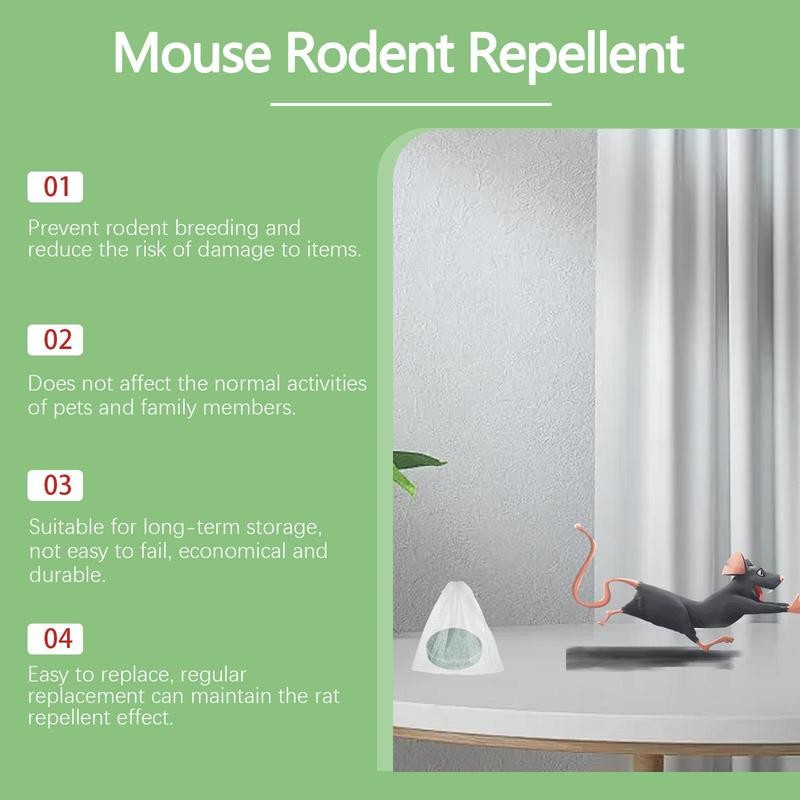 Mouse Repellent for Indoor and Outdoor Use, Gentle and Convenient