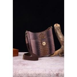 Makcr Joacbv Ladies Tote Leather Bags for Women Crocodile Pattern HandBag Large Capacity Shoulder Purse