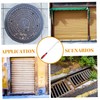 TOPPERFUN Roller Shutter Hook Heavy Duty Hooks for Hanging Lid
