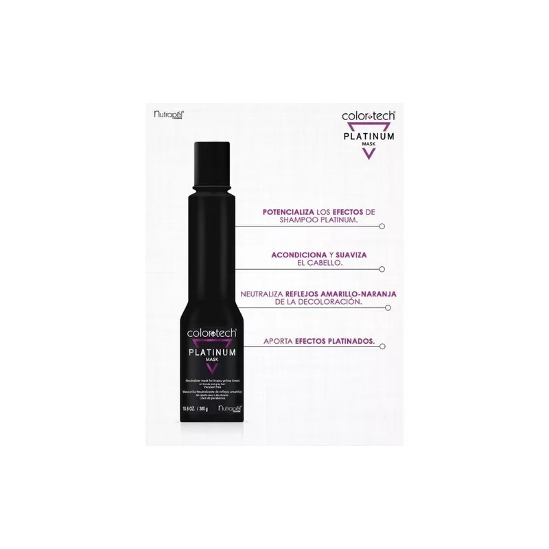Nutrapel 6 Kit Shampoo Matiz + Emulsion Platinum 300 Ml