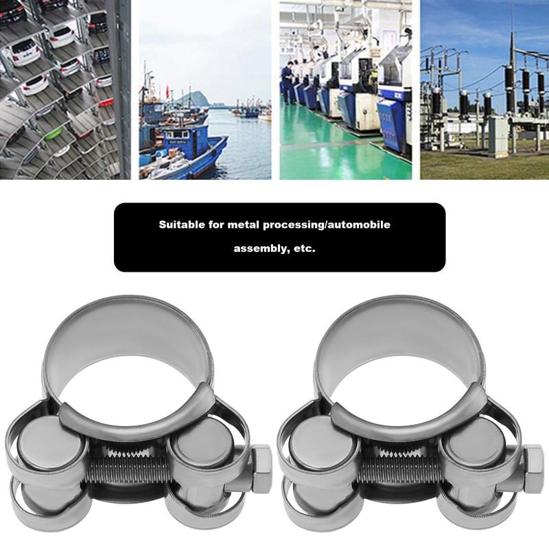 Create idea 8Pcs Stainless Steel Hose Clamp M5 Strong Hose