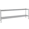 PRO&Family 14" x 72" NSF Chrome 2 Wire Shelf Kit