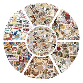 300 Vintage Stickers Vinyl Waterproof - No Duplicates, Unique Aesthetic Decals for Water Bottles, Journals, DIY Crafts