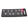 10pcs Hearing Amplifier Open Domes 10MM Silicone Transparent Soft Prevent