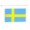 Sweden Flag Swedish Flag, Small Mini Handheld Sweden Flags on