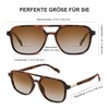 wearPro Sunglasses Women's Polarised Men's UV400 Unisex Sunglasses Trendy Rectangular