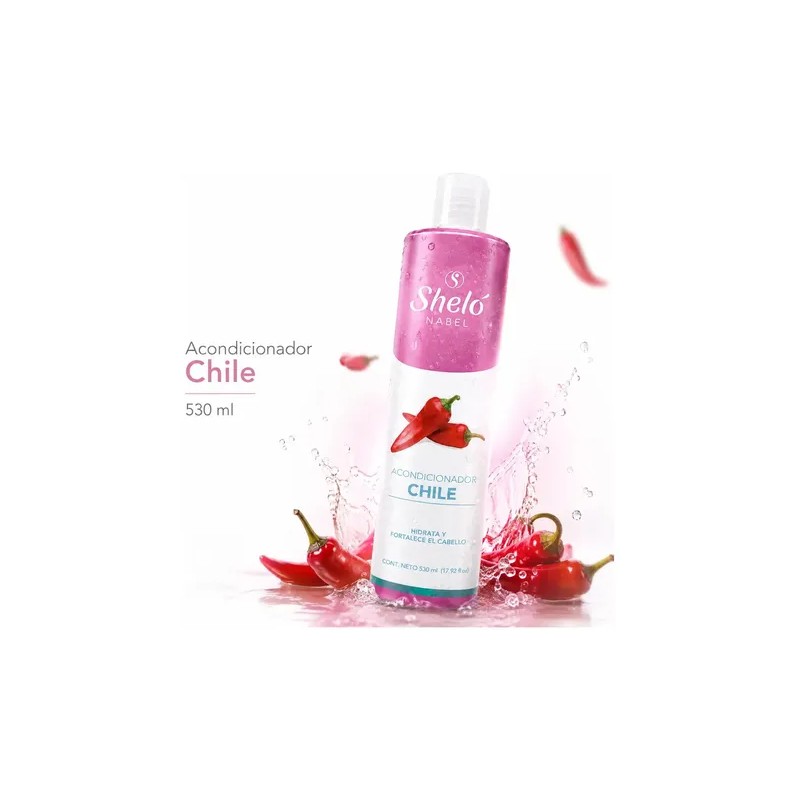 Acondicionador De Chile Sheló Nabel Crece Cabello Anticaída