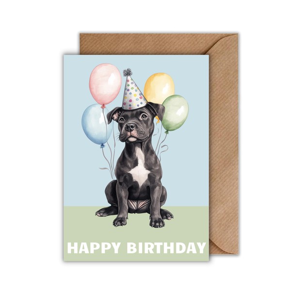 WBdesignz Birthday Card with Envelope - Birthday Card "Happy Birthday"