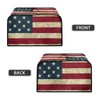 GLENLCWE Vintage American Flag Slow Cooker Cover with Handle and