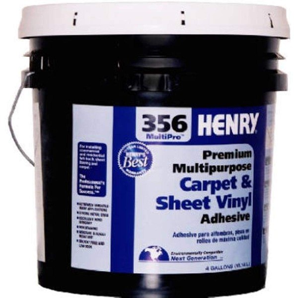 Henry, WW Company 12075 4GAL #356 FLR Adhesive, No Size, Beige